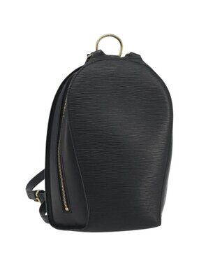 LOUIS VUITTON Epi Mabillon Backpack Black M52232
